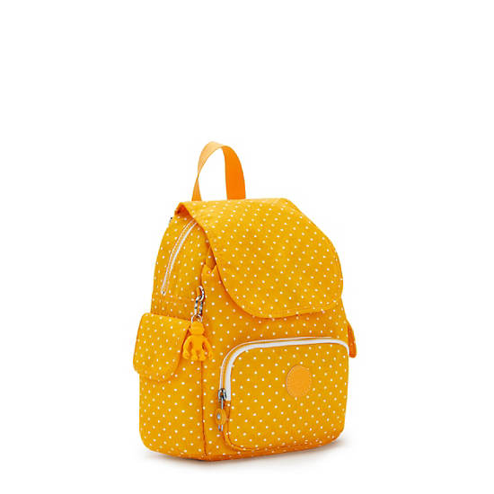 Kipling City Pack Mini Printed Backpack Sırt Çantaları Sarı | TR 1192WN